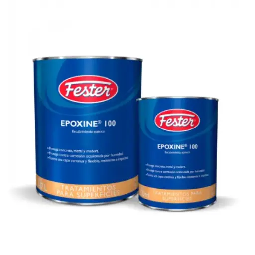 EPOXINE 100 GRIS CONCRETO Unidad 4 l